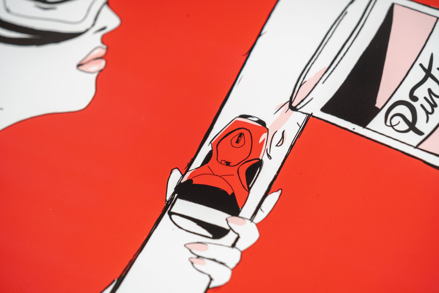 Le Skieur V1 - Art Print