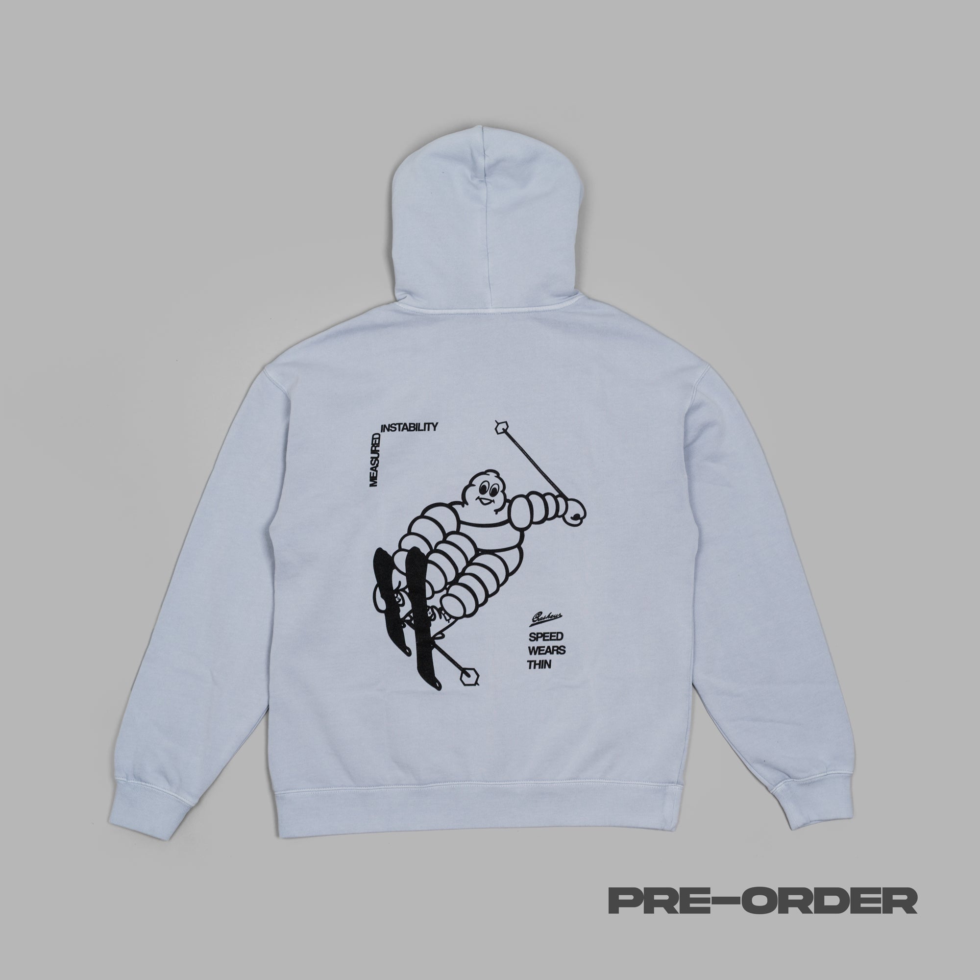 Hoodie (Pre-Order) - Bibendum Goes Skiing